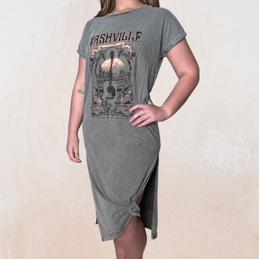 Music City Graphic Tee Dress