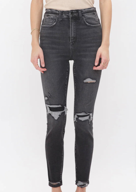 Black Distressed Skinny