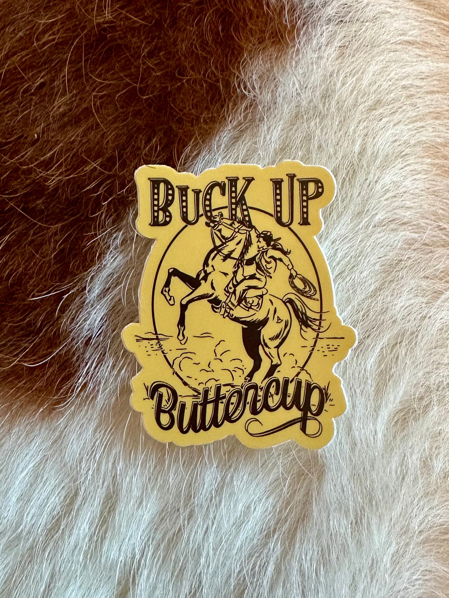 Buck Up Sticker