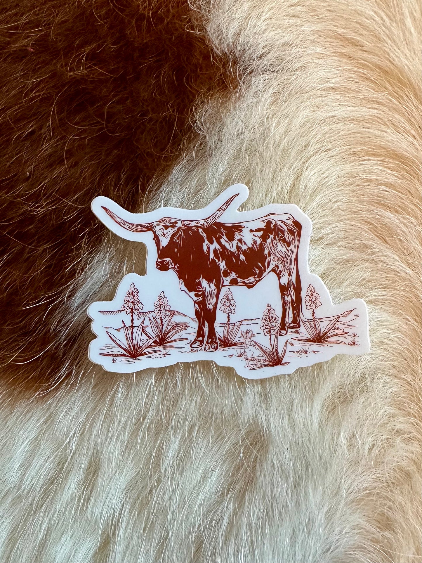 Longhorn Sticker