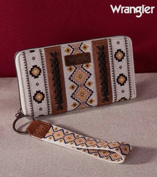 Wrangler Aztec Print Wallet