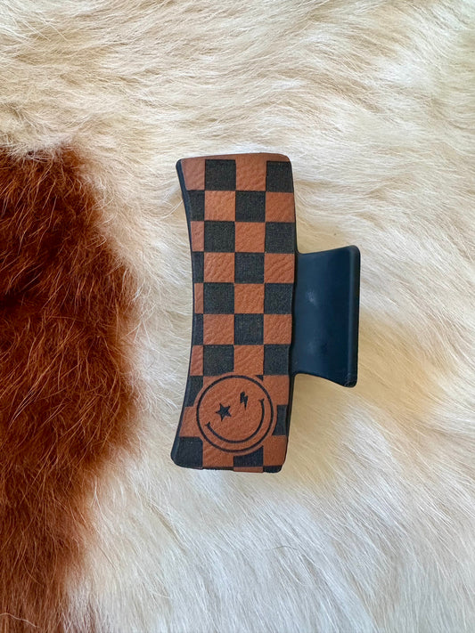 Checkered Claw Clip