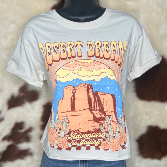 Desert Dream Cropped Graphic Tee